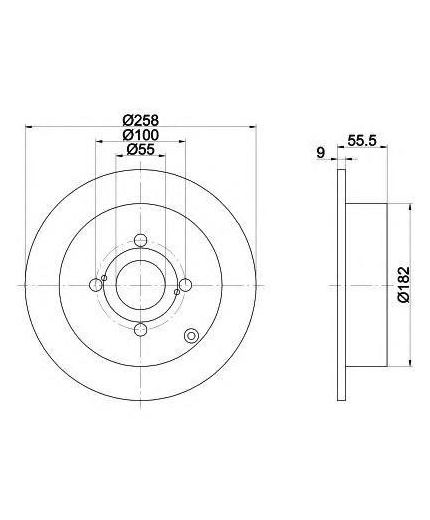 Textar Тормозной диск задний