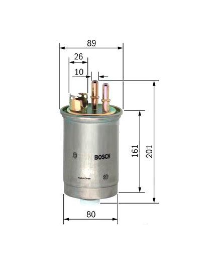 BOSCH Фильтр топливный