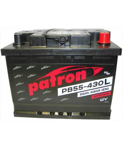 Patron Аккумулятор PB55-430L 430А (55 А/ч)