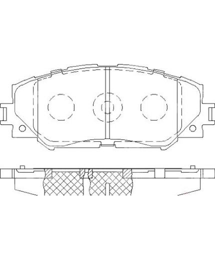 Patron Колодки дисковые передние