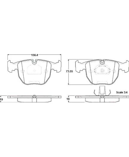 TRW Колодки дисковые передние