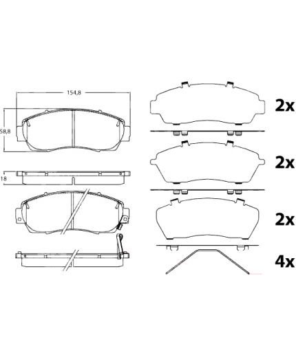 TRW Колодки дисковые Фото 2