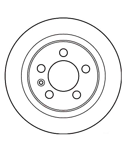 TRW Тормозной диск передний Фото 2