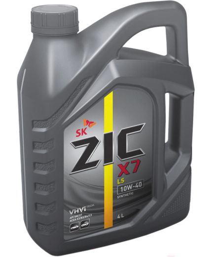 Моторное масло ZIC X7 LS SYNTETIC SN/CF 10W-40 4л