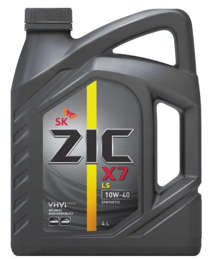 Моторное масло ZIC X7 LS SYNTETIC SN/CF 10W-40 4л Фото 3