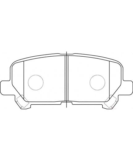 NiBK Колодки дисковые