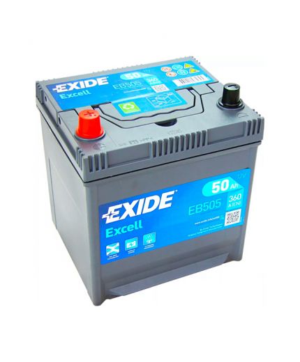 EXIDE Аккумулятор Excell EB505 360А (50 А/ч)