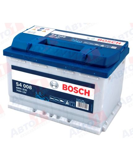 BOSCH Аккумулятор S4 008 680А (74 А/ч) Фото 3