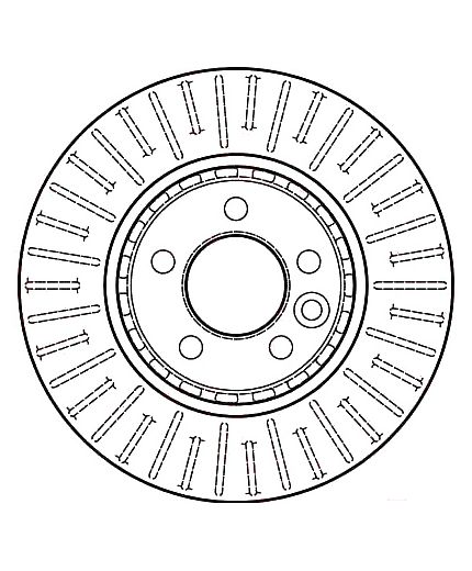 TRW Тормозной диск передний