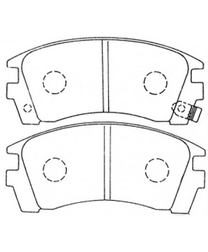 NiBK Колодки дисковые