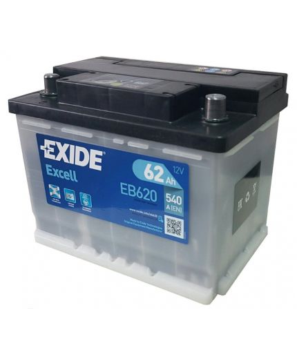 EXIDE Аккумулятор Excell EB620 540А (62 А/ч) Фото 4