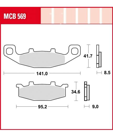 TRW Колодки дисковые передние Фото 2