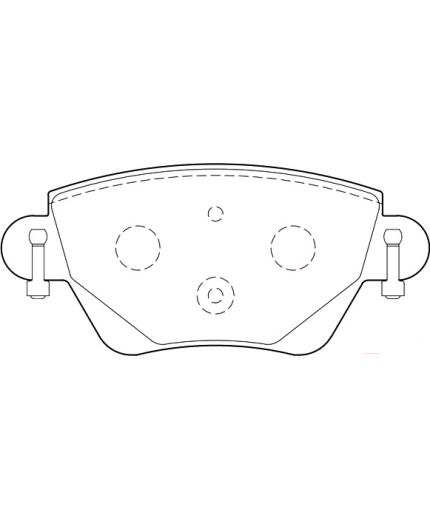 Valeo Колодки дисковые