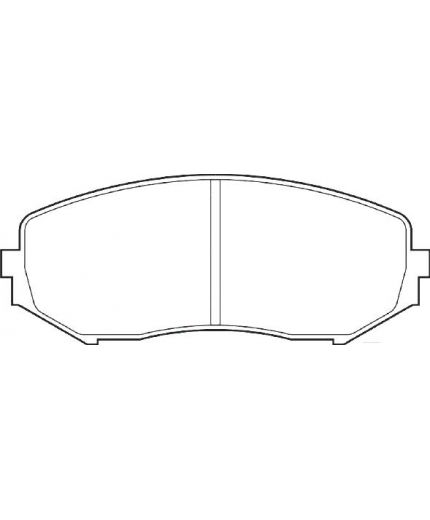 Valeo Колодки дисковые