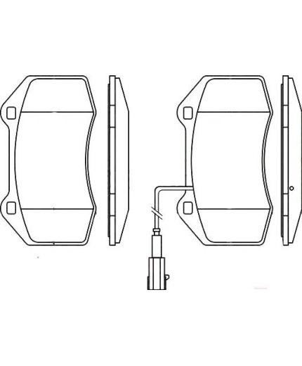 BOSCH Колодки дисковые