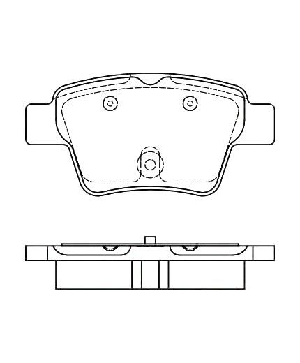 BOSCH Колодки дисковые