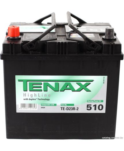 Tenax Аккумулятор HighLine 510А (60 А/ч) Фото 2