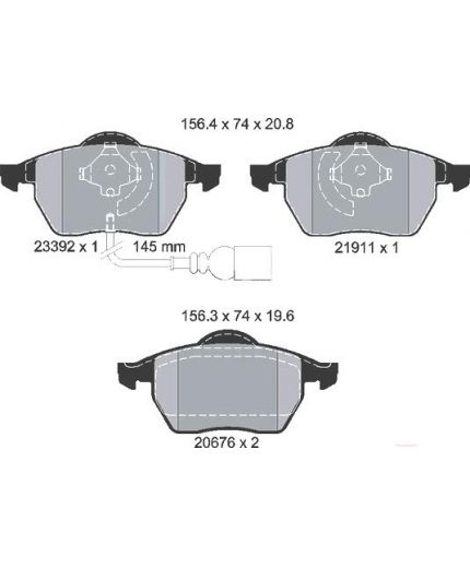 Textar Колодки дисковые Фото 2