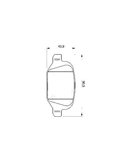 BOSCH Колодки дисковые задние