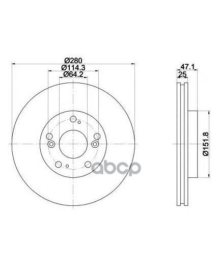 Textar Тормозной диск передний
