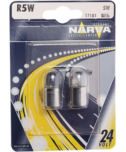 NARVA Лампочка R5W 12V (BA15s) Фото 10