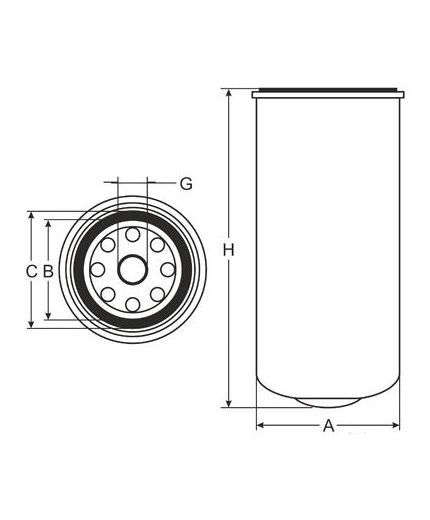 SCT Фильтр топливный