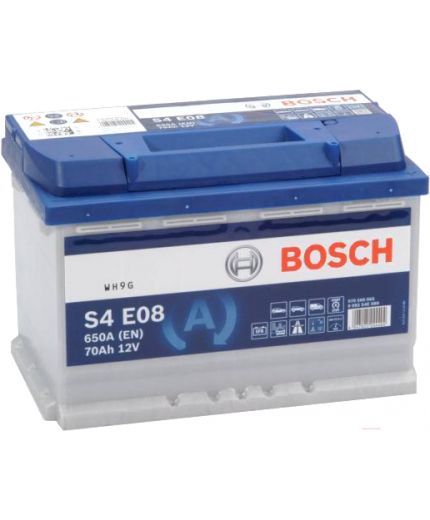 BOSCH Аккумулятор S4 E08 (70 А/ч)