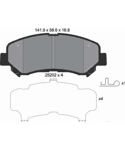 Textar Колодки дисковые