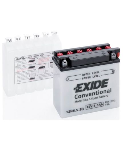 EXIDE BIKE 12V 60A (6 А/ч) (JIS) Фото 2