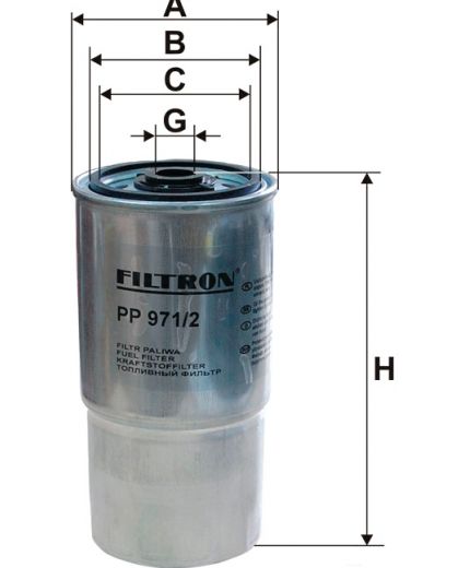 FILTRON Фильтр топливный