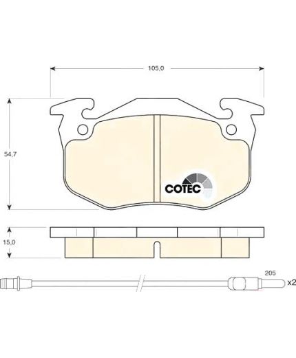 TRW Колодки дисковые Фото 2