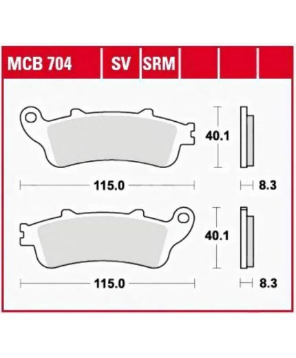 TRW Колодки дисковые передние