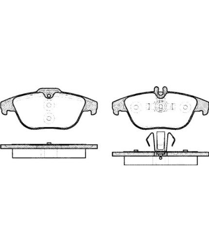 Stellox Колодки дисковые задние
