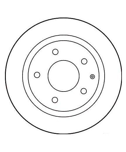 TRW Тормозной диск задний