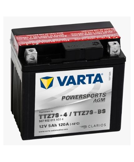 VARTA Powersport AGM TTZ7S-BS 507 902 011 (5 А/ч)