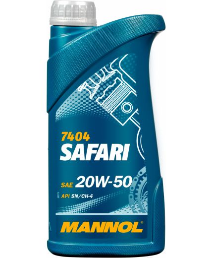 Моторное масло MANNOL Safari 20W-50 SL/CF 1л
