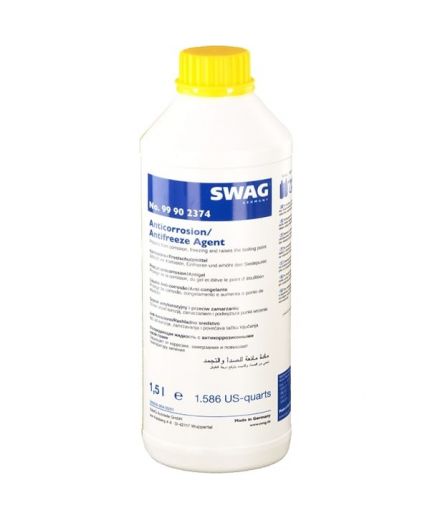 Антифриз SWAG MB 325.2 YELLOW желтый концентрат G11 1,5л Фото 2