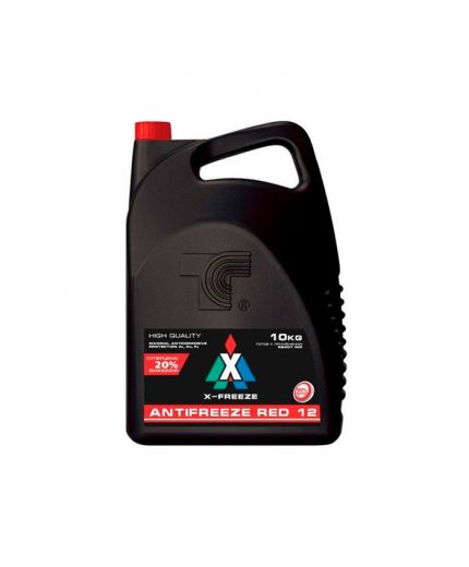Антифриз X-FREEZE RED красный -40°С 10кг 8,9л Фото 3