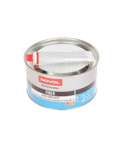 NOVOL Шпатлёвка со стекловолокном Fiber 1,8кг Фото 2