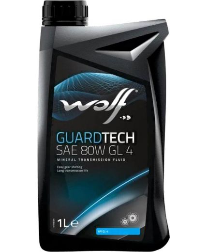 Трансмиссионное масло WOLF GuardTech SAE 80W GL 4 1 л