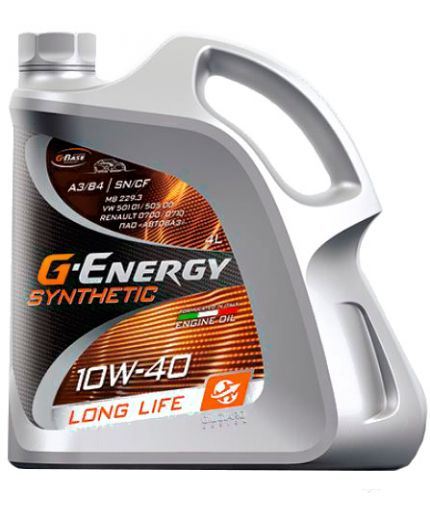 Моторное масло G-ENERGY Synthetic Long Life 10W-40 4л