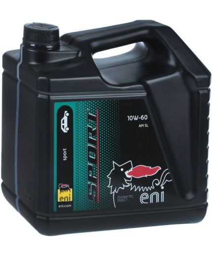 Моторное масло ENI SPORT 10W-60 4л Фото 3