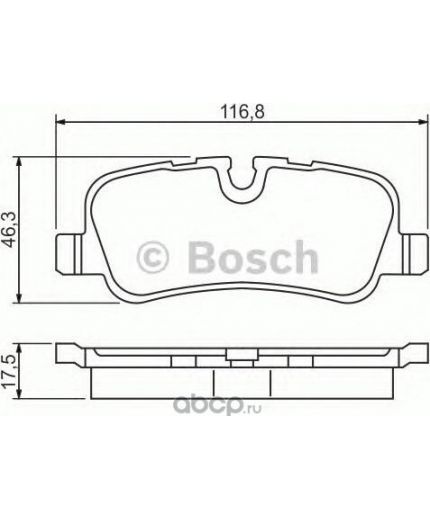 BOSCH Колодки дисковые задние Фото 3