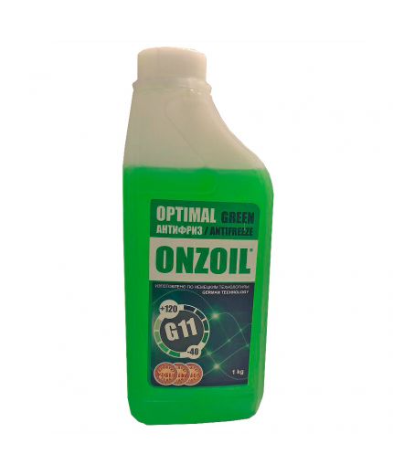 Антифриз ONZOIL GREEN Optimal зеленый G11 1кг Фото 3
