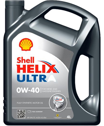 Моторное масло SHELL Helix Ultra SN 0W-20 4л