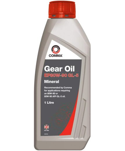 Трансмиссионное масло COMMA HYPOID GEAR OIL EP 80W-90 GL-5 1л Фото 2