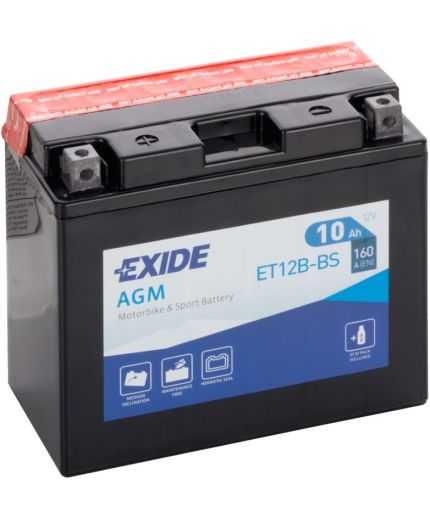 EXIDE AGM 12 V (4 А/ч) 70 A ETN 0 B0 Фото 2