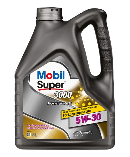 Моторное масло MOBIL Super 3000 Formula FE 5W-30 4л Фото 3