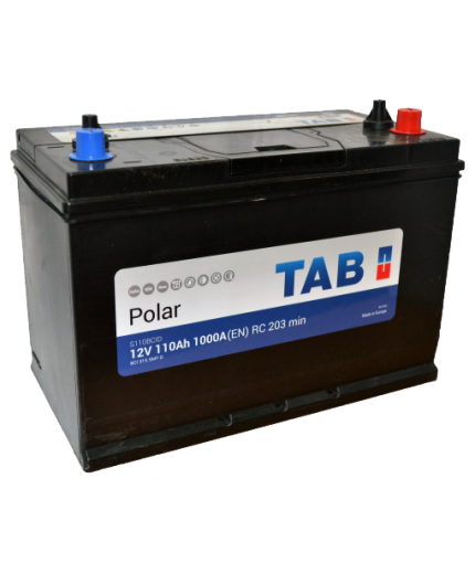 TAB Аккумулятор Polar S110BCID 1000А (110 А/ч) Фото 17