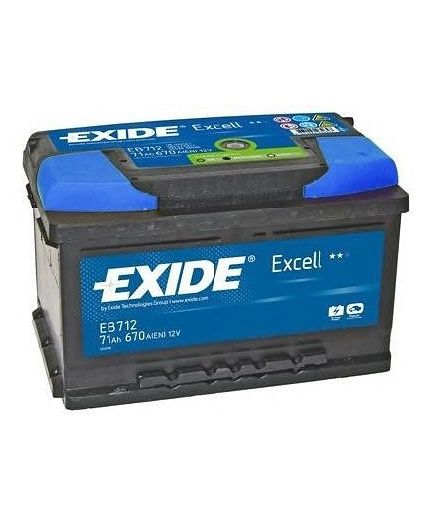 EXIDE Аккумулятор Excell EB712 670А (71 А/ч) Фото 4
